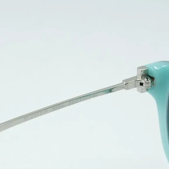 NEW TIFFANY & CO TF2177F 8055 BLACK ON TIFFANY BLUE EYEGLASSES - Picture 7 of 10